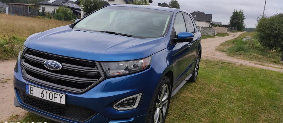 Ford EDGE cena 87500 przebieg: 58900, rok produkcji 2018 z Białystok małe 137